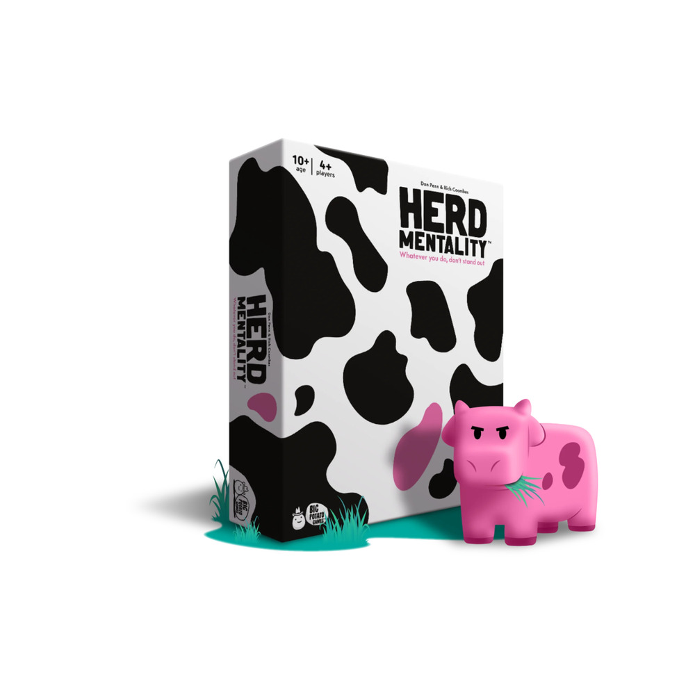 Big Potato Games Herd Mentality Udderly Funny Family Board Game 4-20 Players New